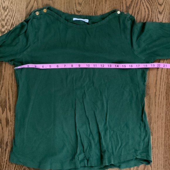 Boat neck Tee long-sleeve. SIZE L. - Picture 6 of 9